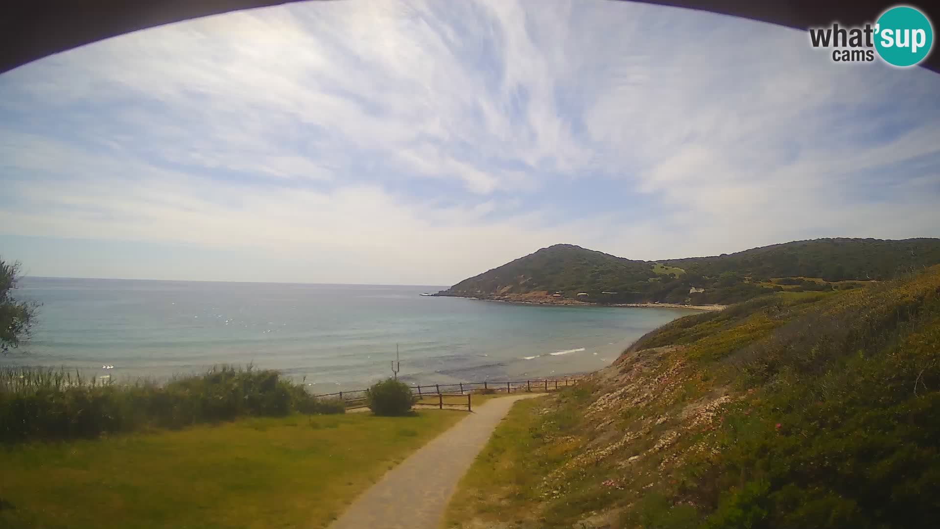 Webcam plage Poglina – Da Ricciolina – Alghero – Sardaigne