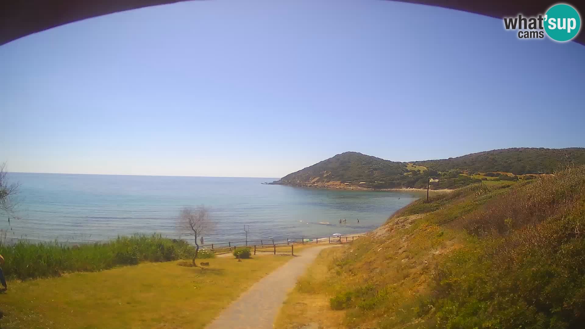 Web kamera plaža Poglina – Da Ricciolina – Alghero – Sardinija