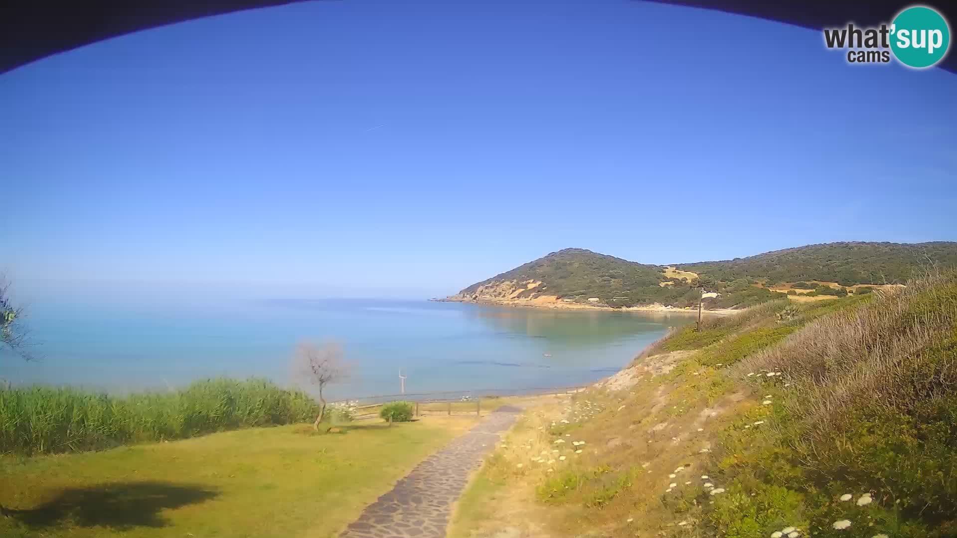 Web kamera plaža Poglina – Da Ricciolina – Alghero – Sardinija