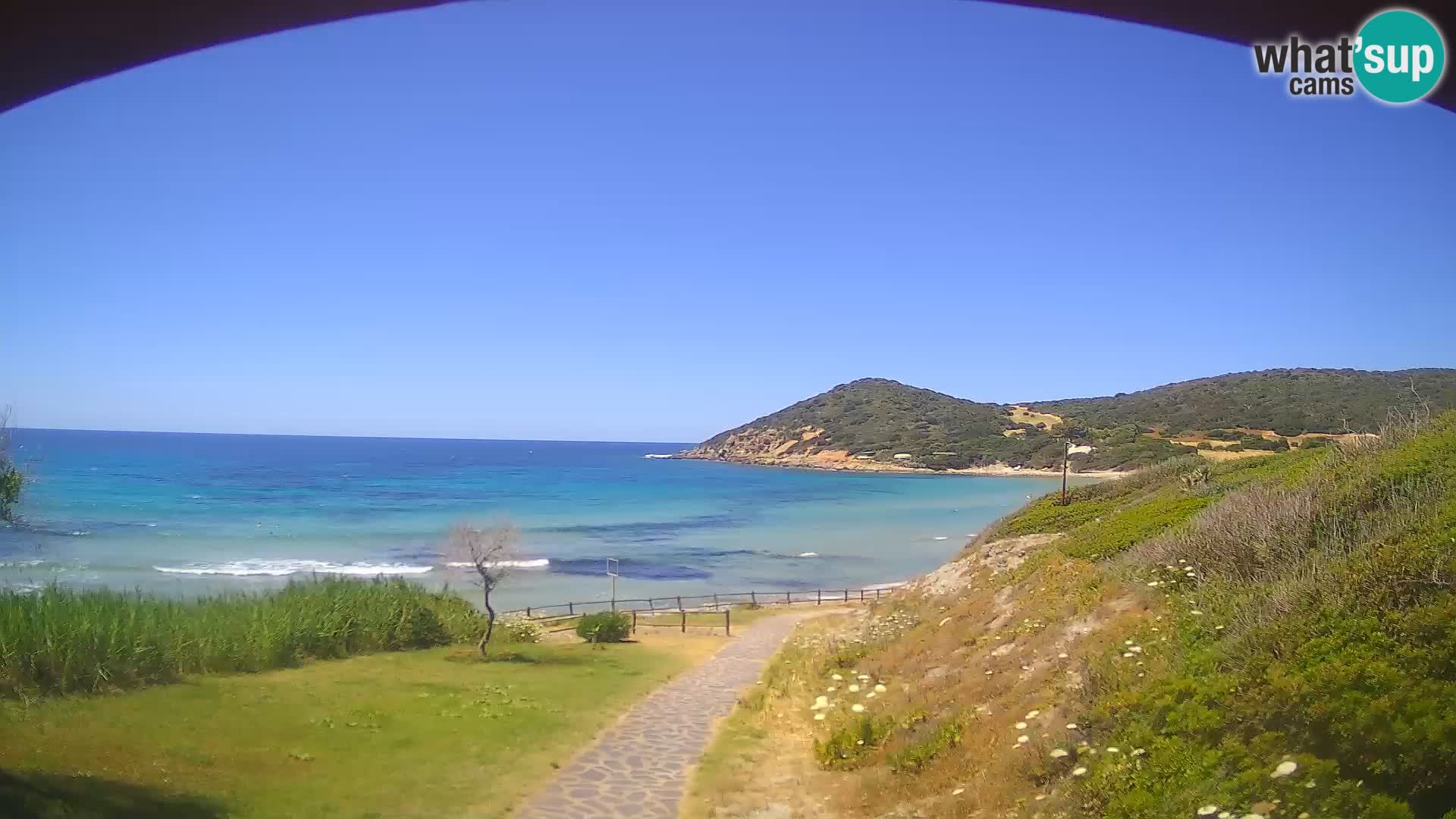 Webcam plage Poglina – Da Ricciolina – Alghero – Sardaigne
