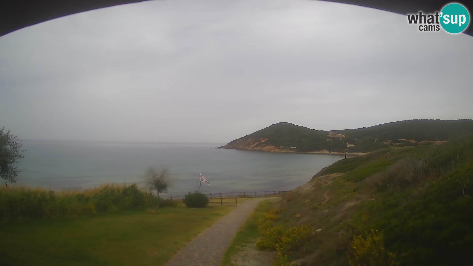 Webcam spiaggia Poglina – Vista dal bar Da Ricciolina – Alghero – Sardegna