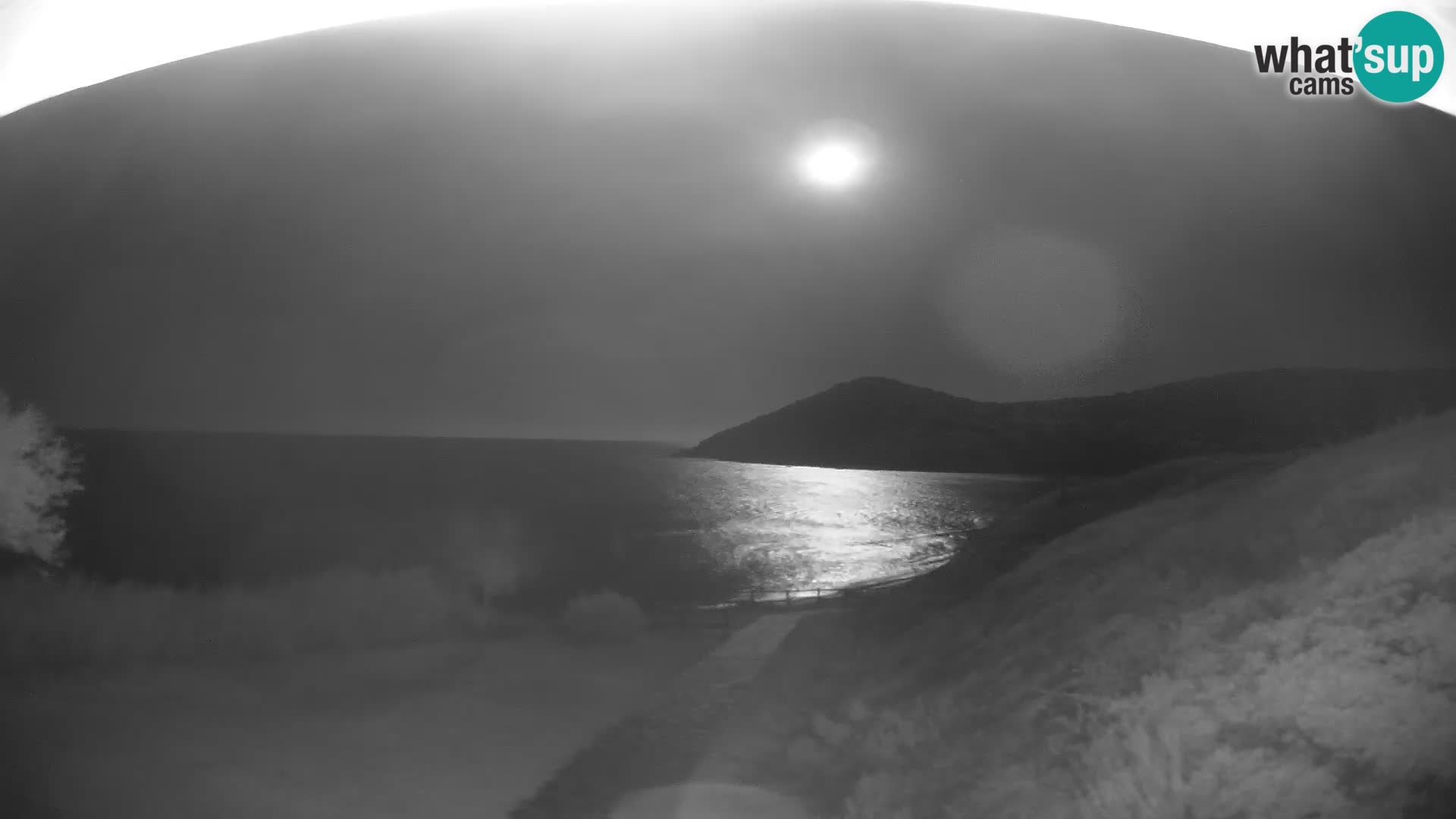 Webcam Strand von Poglina – Blick von der Bar Da Ricciolina – Alghero – Sardinien