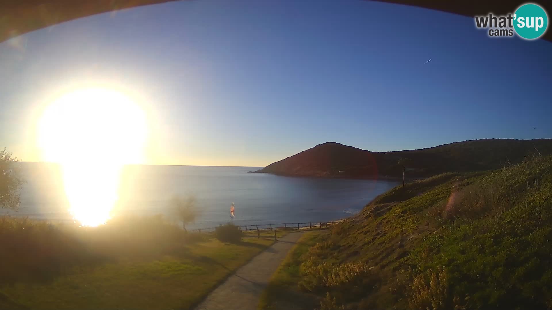 Webcam spiaggia Poglina – Vista dal bar Da Ricciolina – Alghero – Sardegna