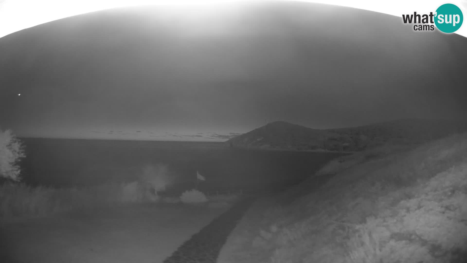 Webcam Strand von Poglina – Blick von der Bar Da Ricciolina – Alghero – Sardinien