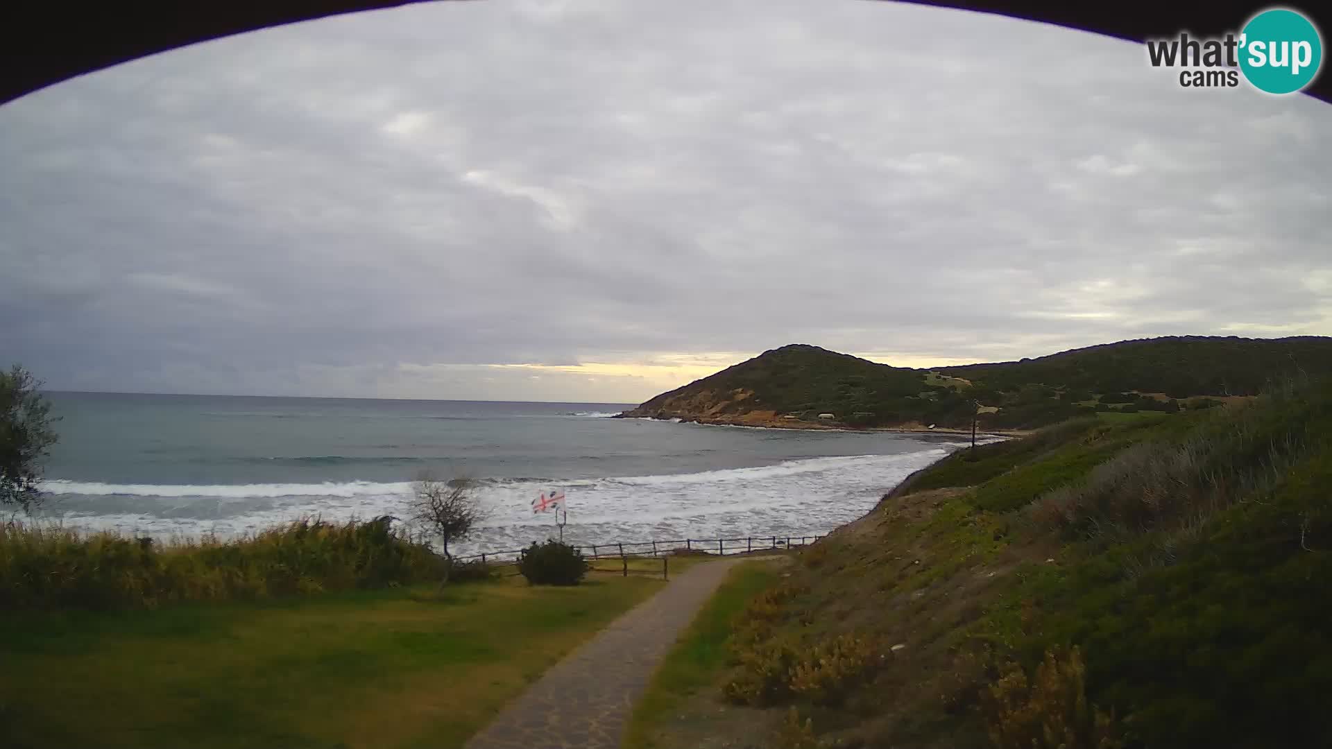 Webcam spiaggia Poglina – Vista dal bar Da Ricciolina – Alghero – Sardegna