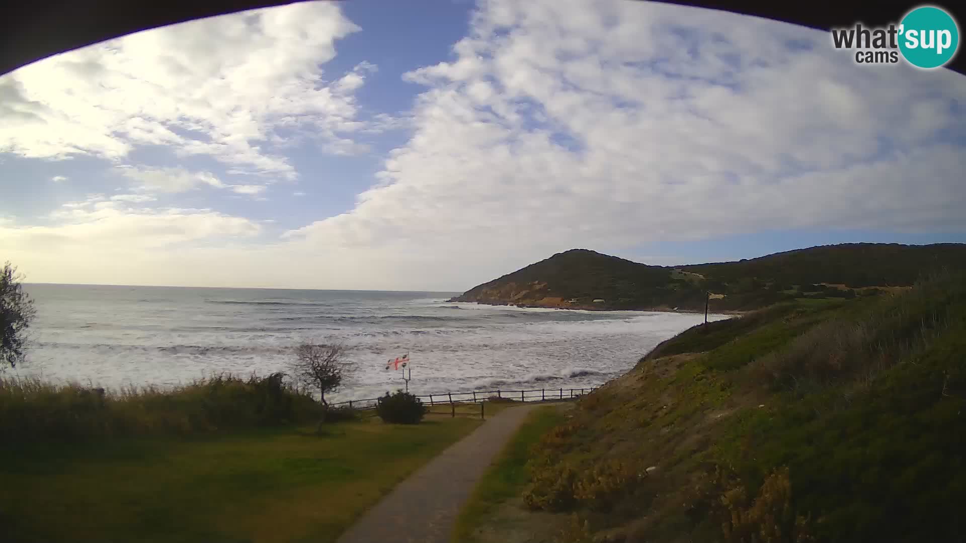 Webcam spiaggia Poglina – Vista dal bar Da Ricciolina – Alghero – Sardegna