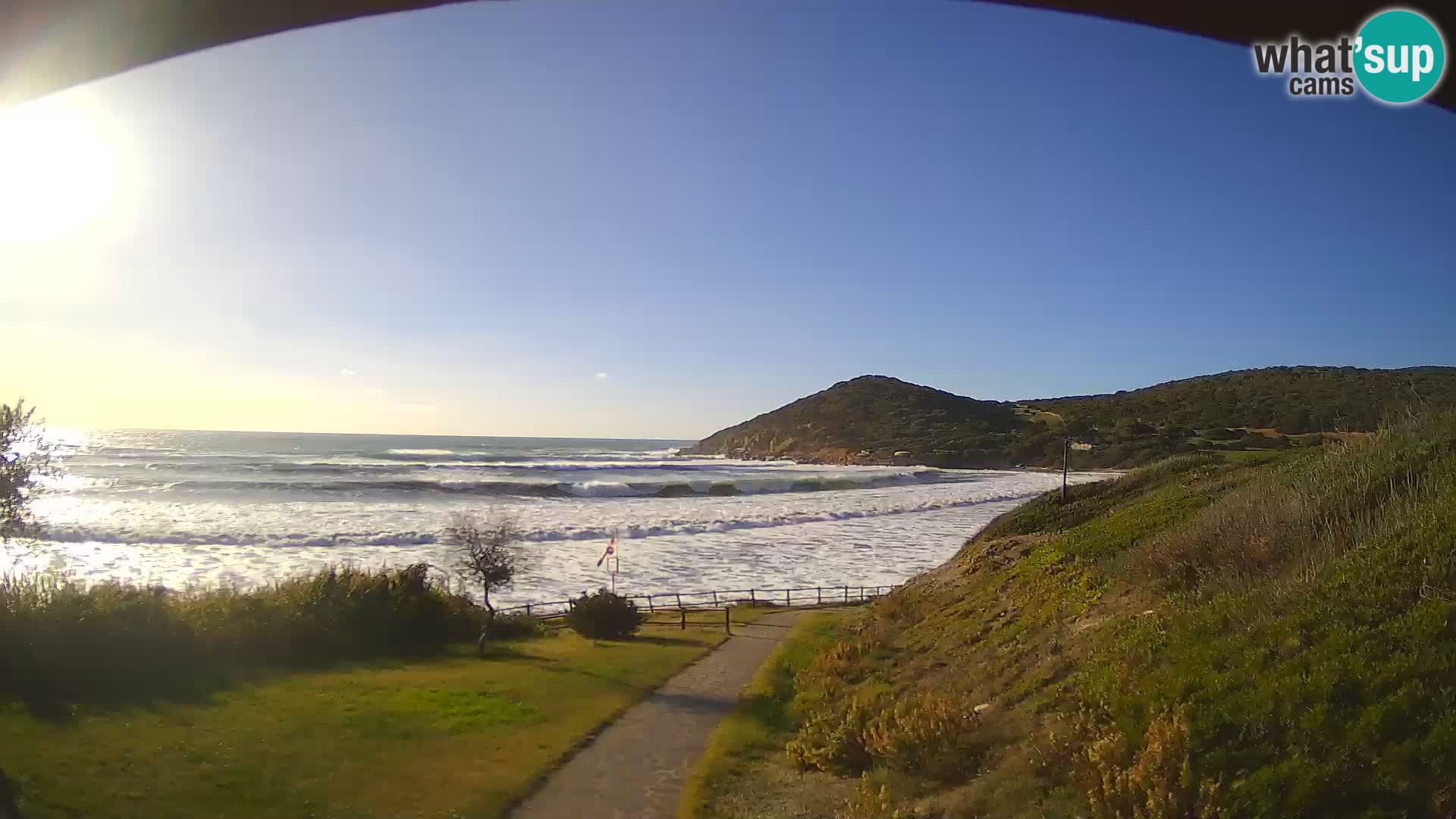 Camera en vivo playa Poglina – Da Ricciolina – Alghero – Cerdeña