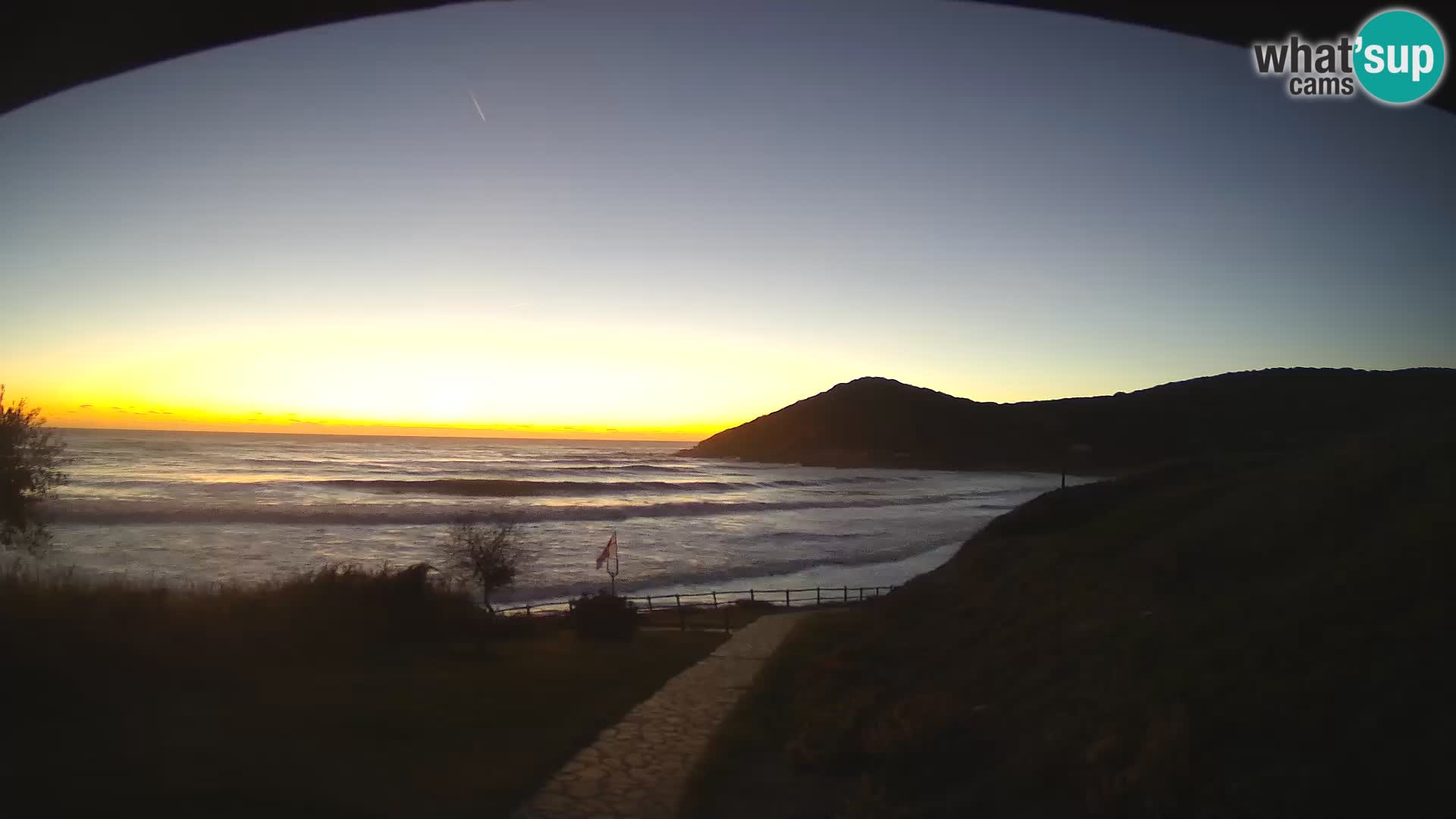 Webcam spiaggia Poglina – Vista dal bar Da Ricciolina – Alghero – Sardegna