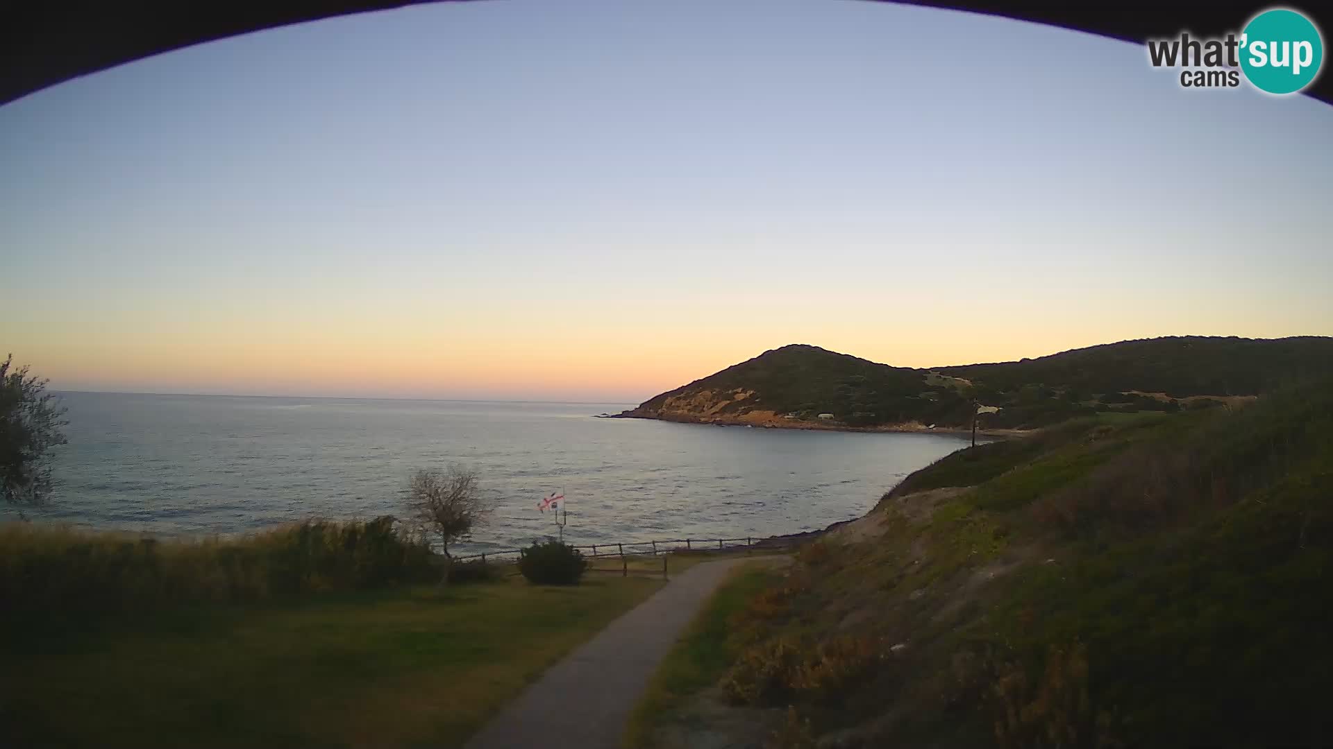 Webcam spiaggia Poglina – Vista dal bar Da Ricciolina – Alghero – Sardegna