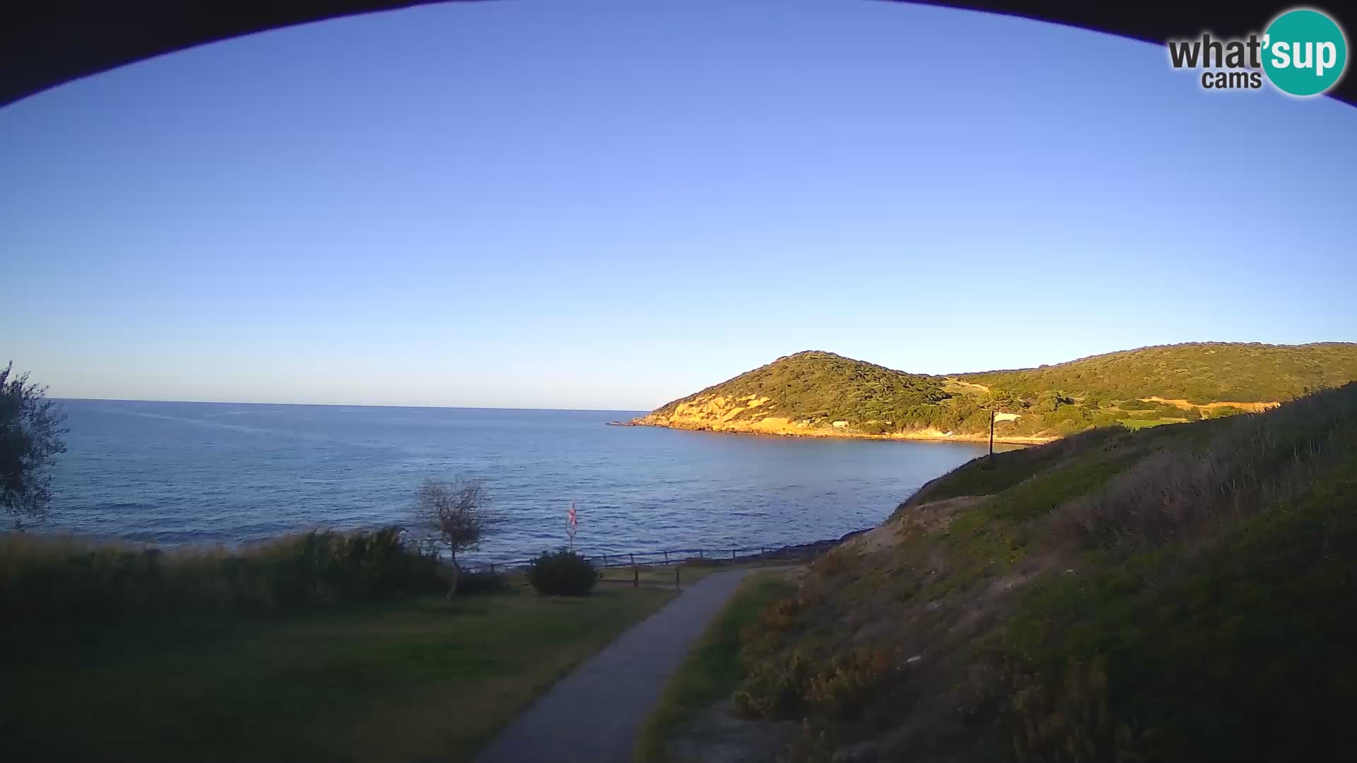 Camera en vivo playa Poglina – Da Ricciolina – Alghero – Cerdeña