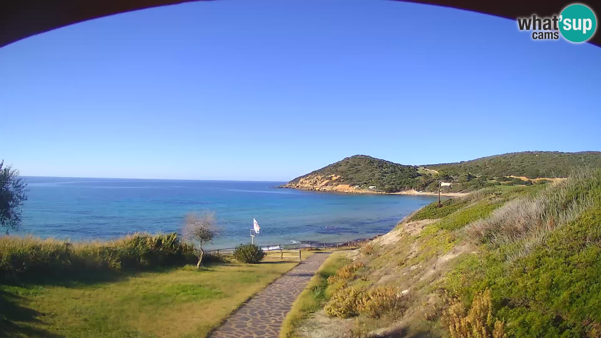 Web kamera plaža Poglina – Da Ricciolina – Alghero – Sardinija