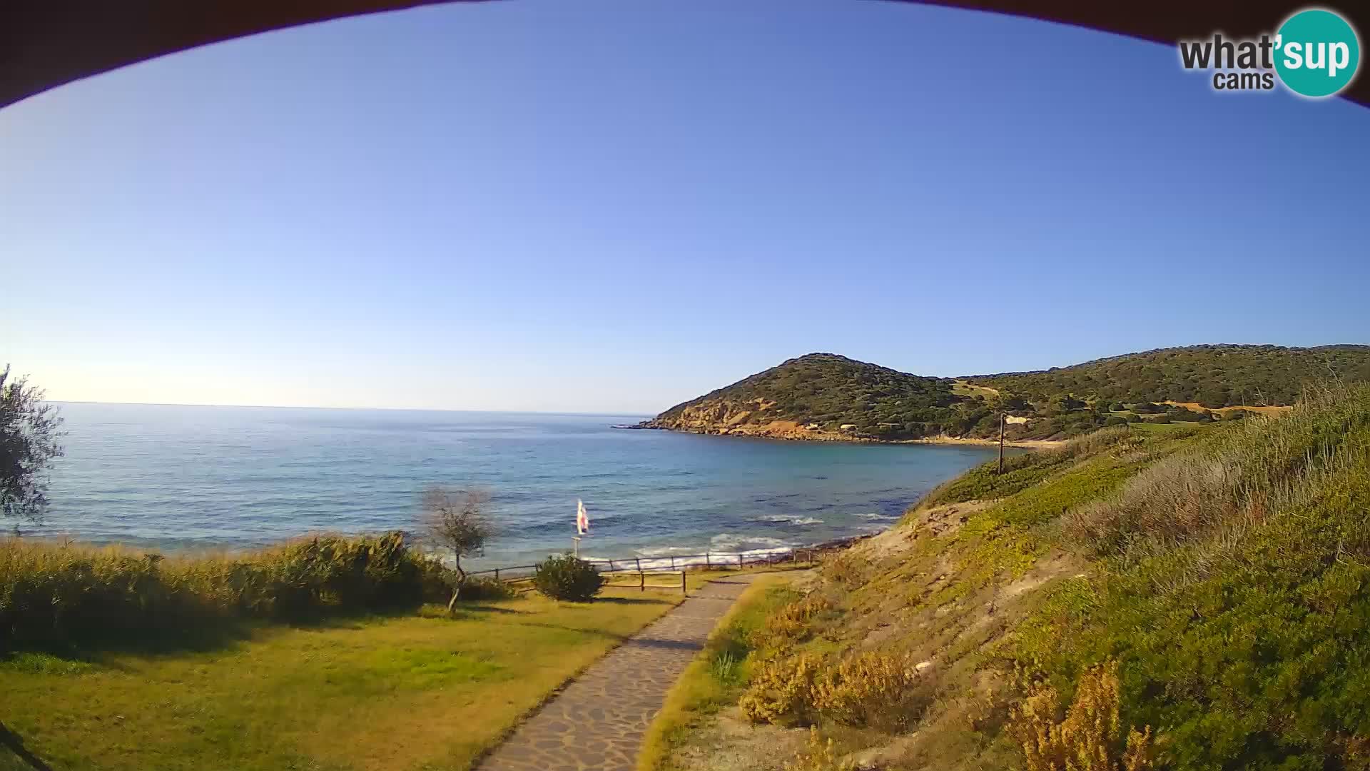 Web kamera plaža Poglina – Da Ricciolina – Alghero – Sardinija