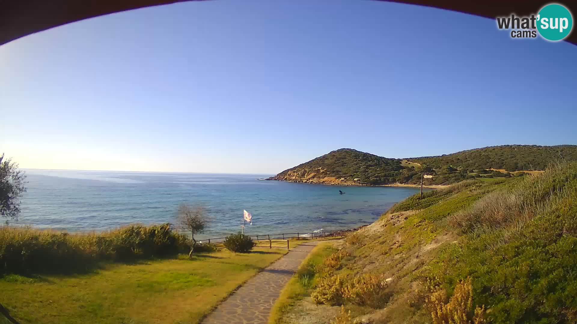 Web kamera plaža Poglina – Da Ricciolina – Alghero – Sardinija