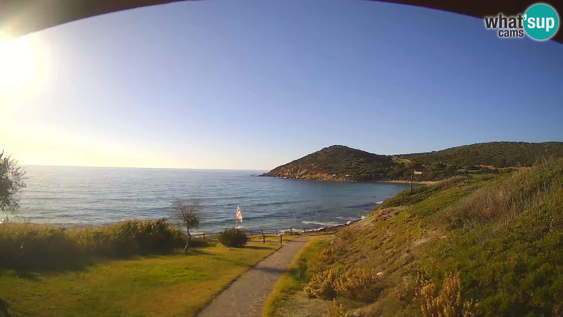 Web kamera plaža Poglina – Da Ricciolina – Alghero – Sardinija