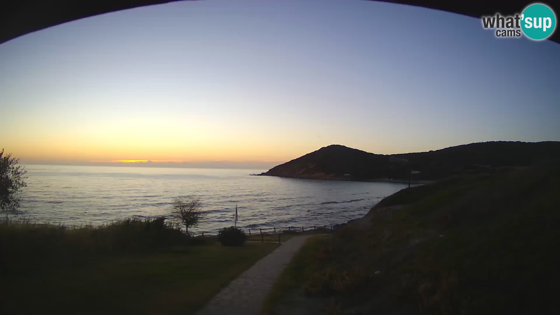 Webcam spiaggia Poglina – Vista dal bar Da Ricciolina – Alghero – Sardegna