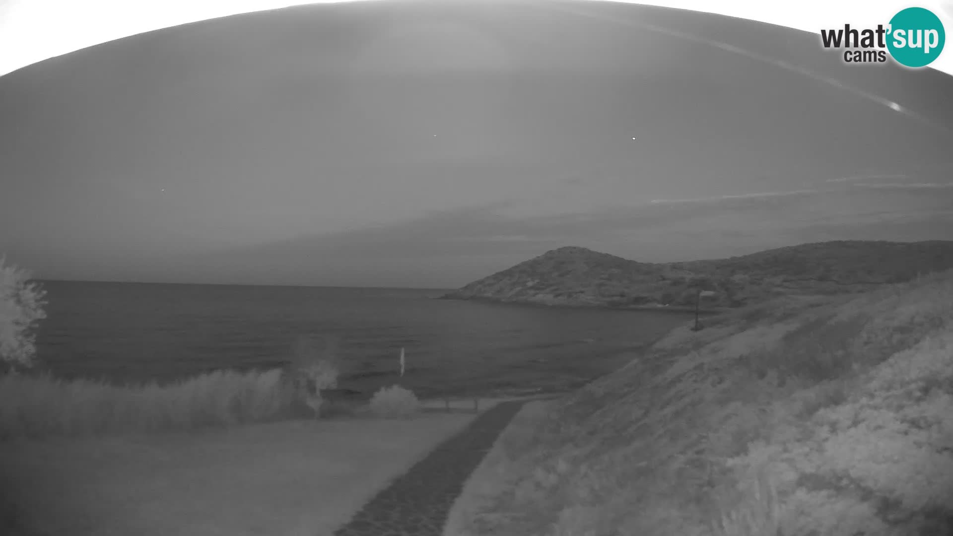 Webcam Strand von Poglina – Blick von der Bar Da Ricciolina – Alghero – Sardinien