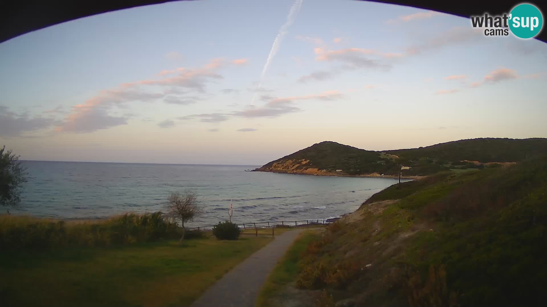 Spletna kamera plaža Poglina – Da Ricciolina – Alghero – Sardinija