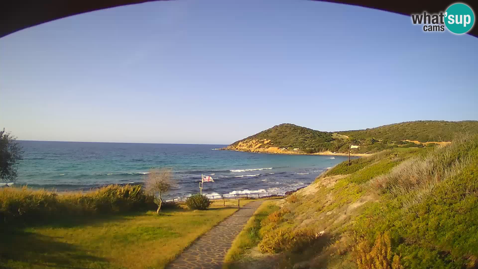 Web kamera plaža Poglina – Da Ricciolina – Alghero – Sardinija