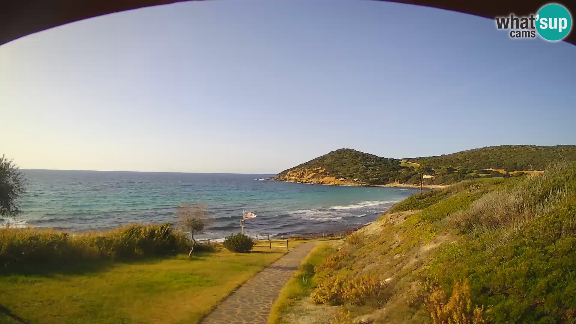 Web kamera plaža Poglina – Da Ricciolina – Alghero – Sardinija