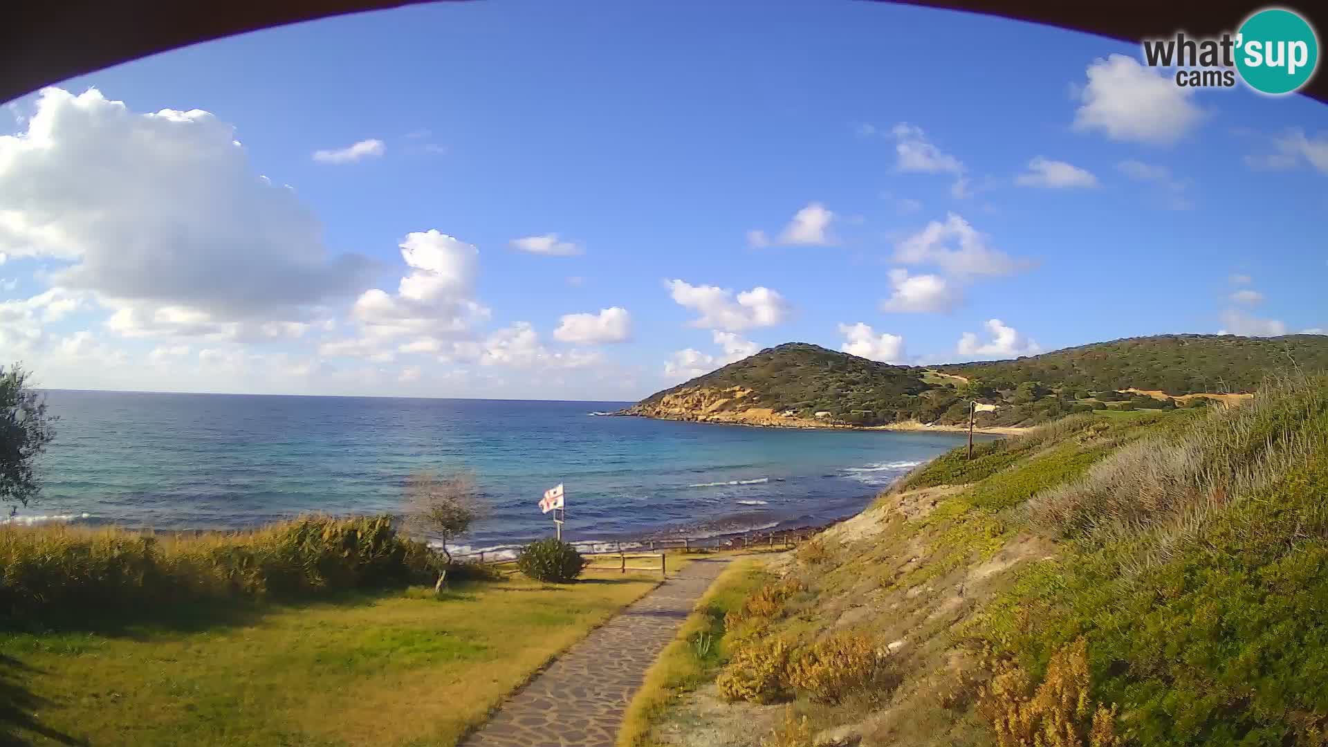 Web kamera plaža Poglina – Da Ricciolina – Alghero – Sardinija