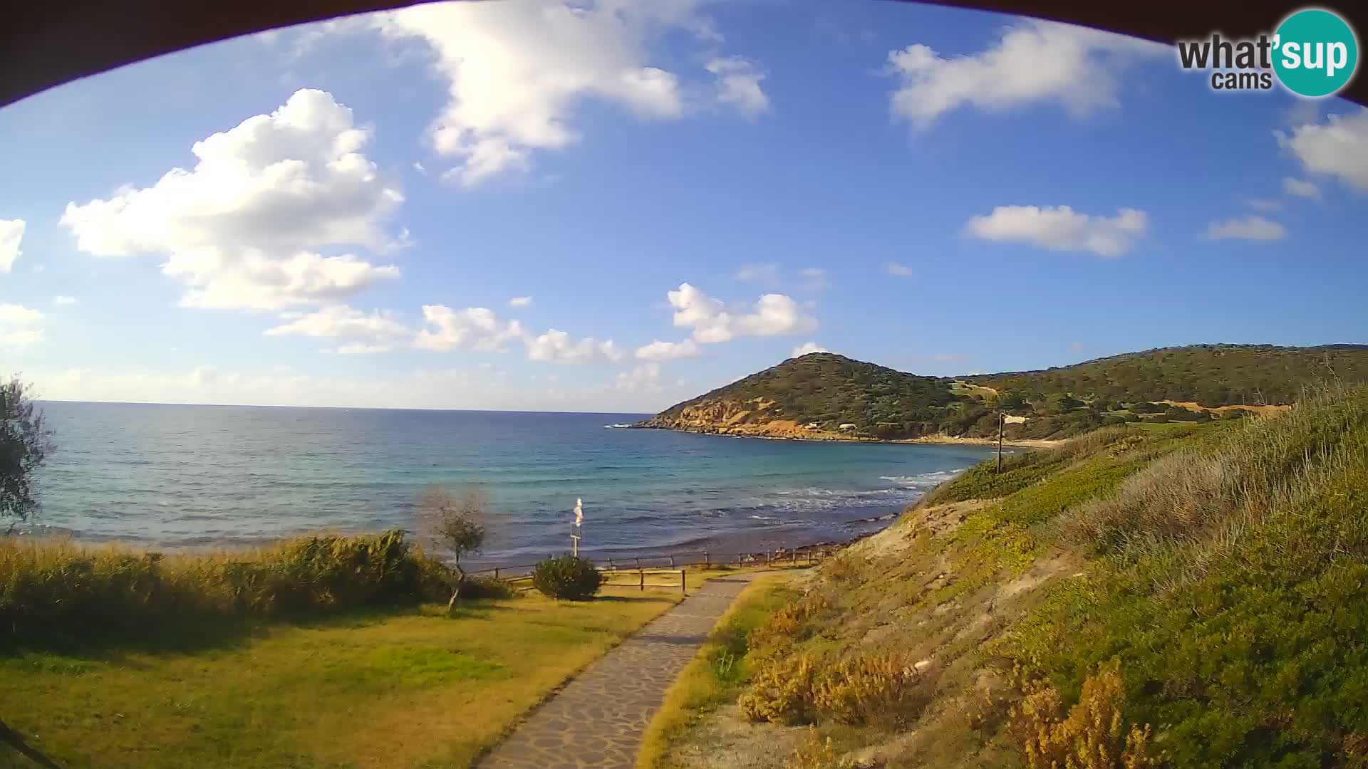 Spletna kamera plaža Poglina – Da Ricciolina – Alghero – Sardinija