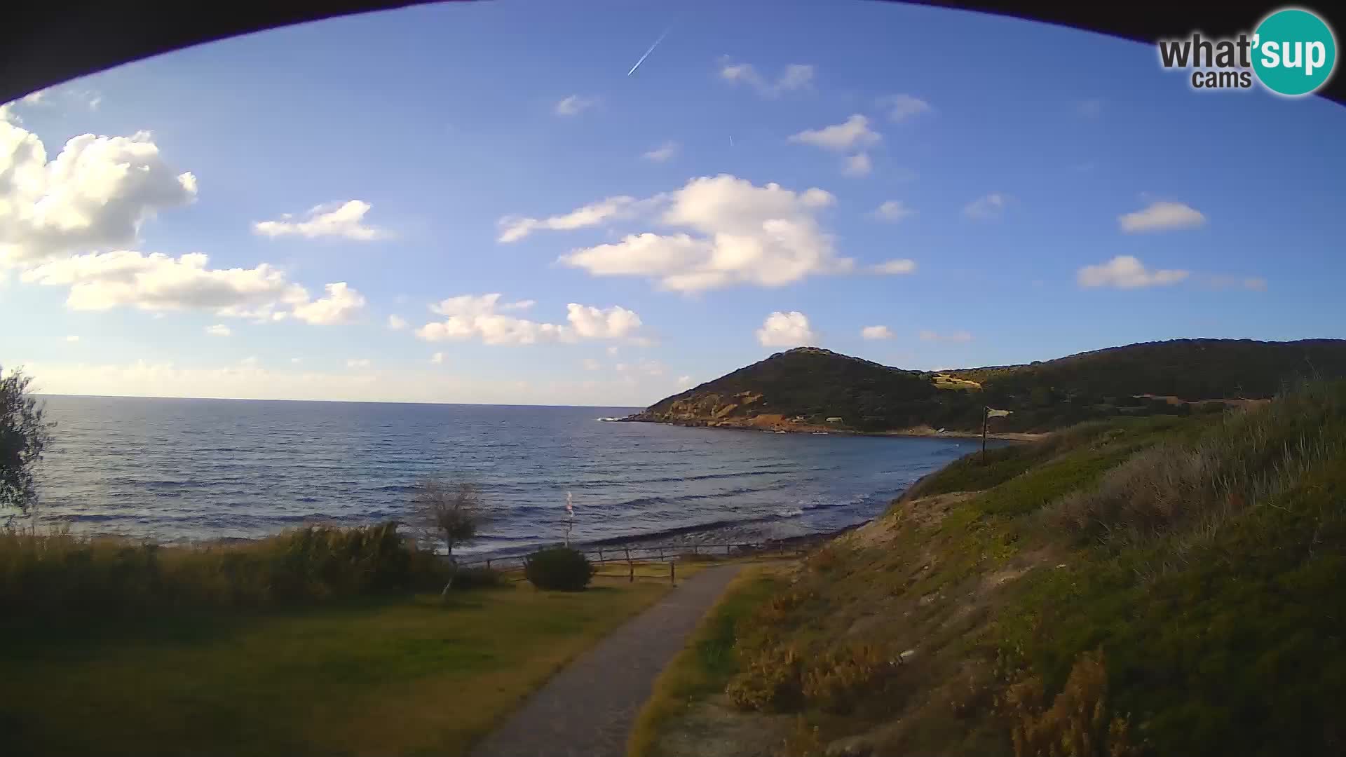 Webcam Strand von Poglina – Blick von der Bar Da Ricciolina – Alghero – Sardinien