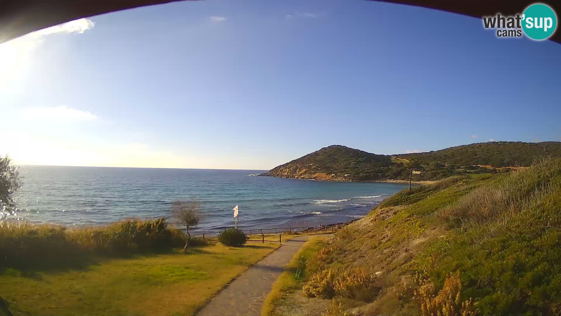 Camera en vivo playa Poglina – Da Ricciolina – Alghero – Cerdeña