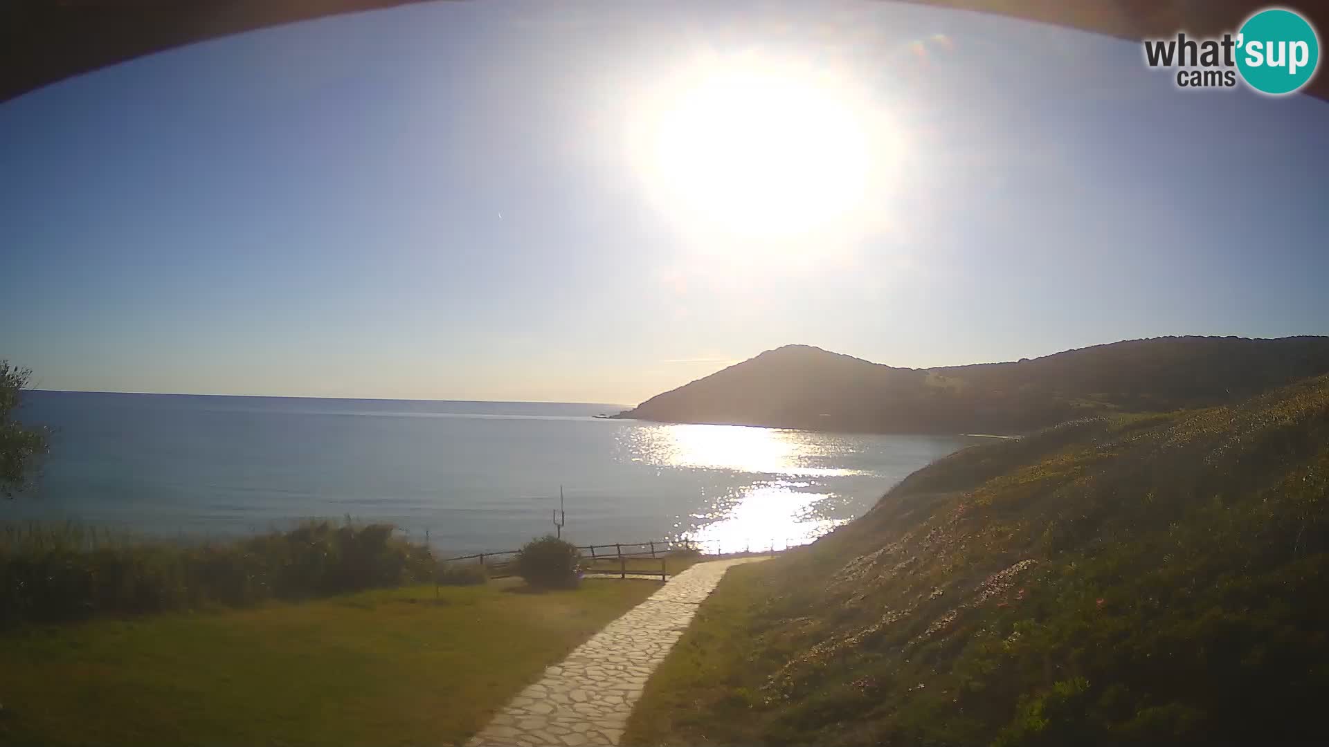 Web kamera plaža Poglina – Da Ricciolina – Alghero – Sardinija