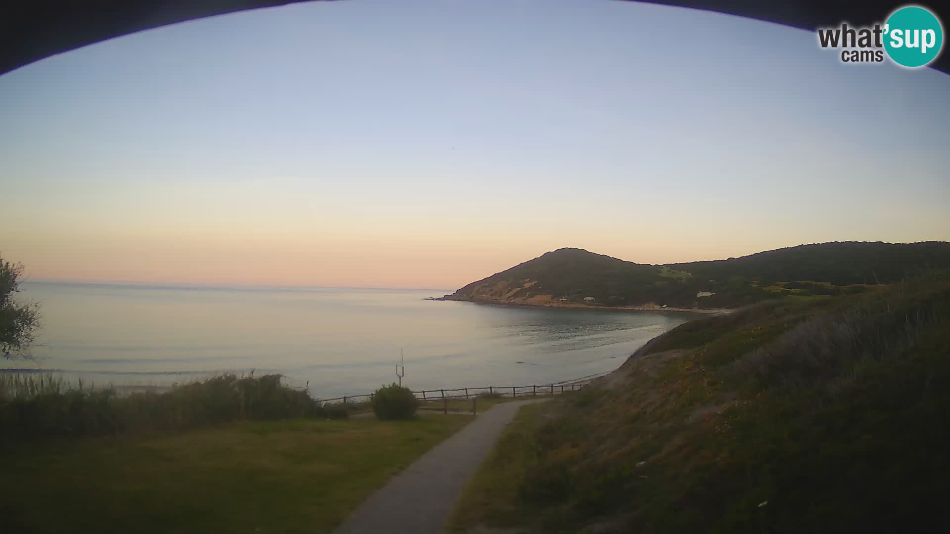 Webcam spiaggia Poglina – Vista dal bar Da Ricciolina – Alghero – Sardegna
