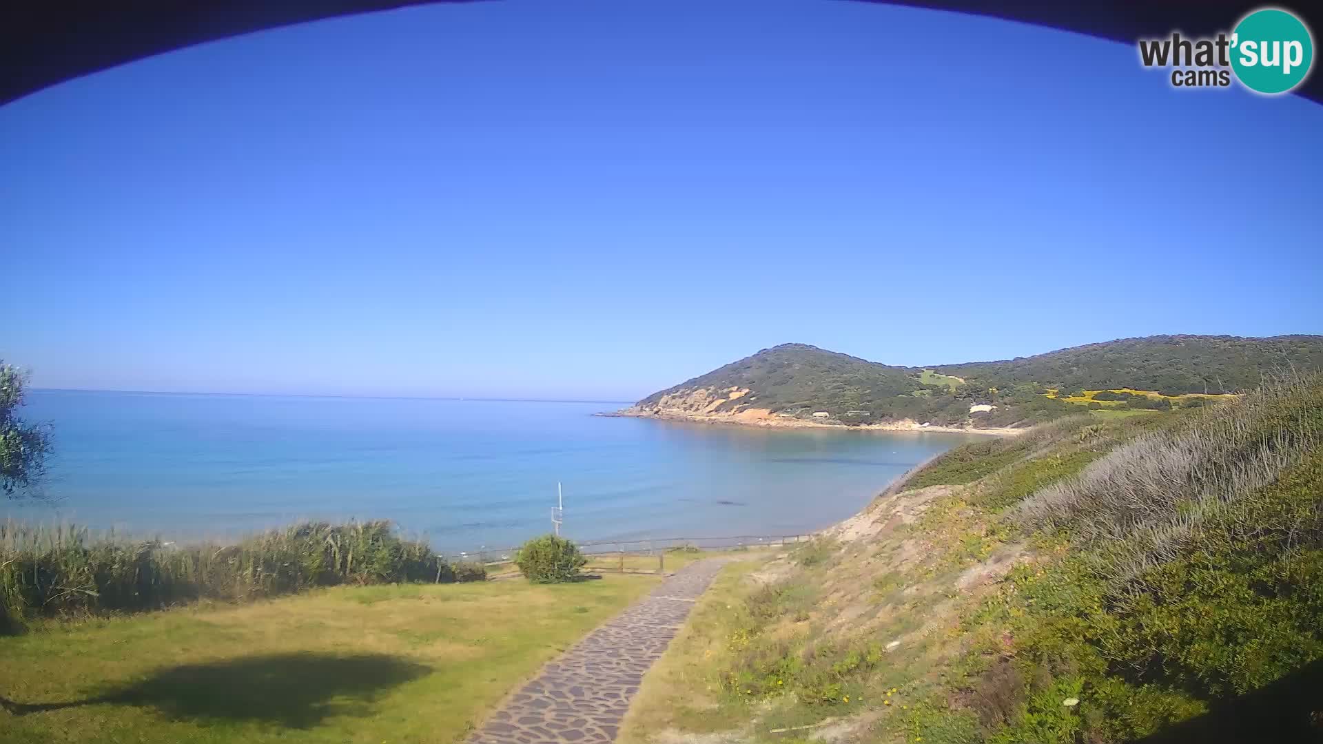 Web kamera plaža Poglina – Da Ricciolina – Alghero – Sardinija