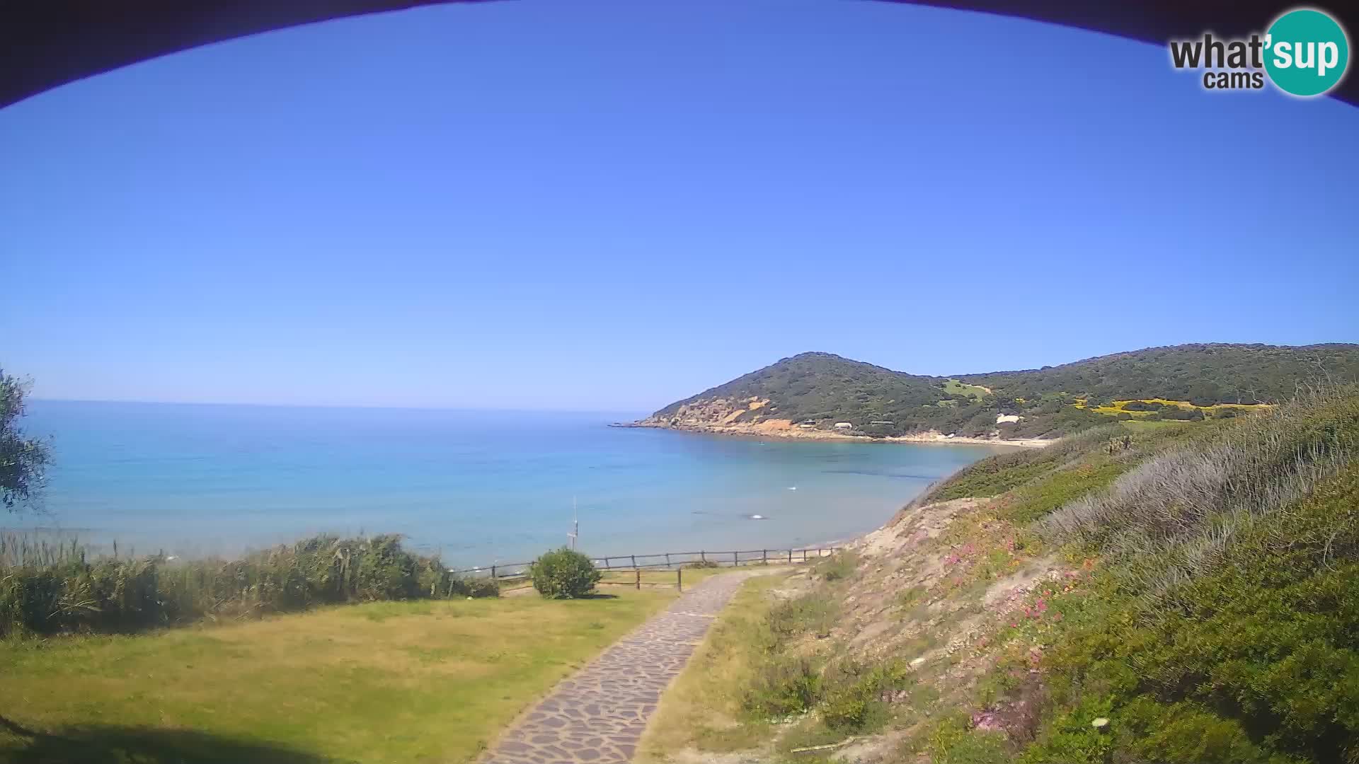 Web kamera plaža Poglina – Da Ricciolina – Alghero – Sardinija