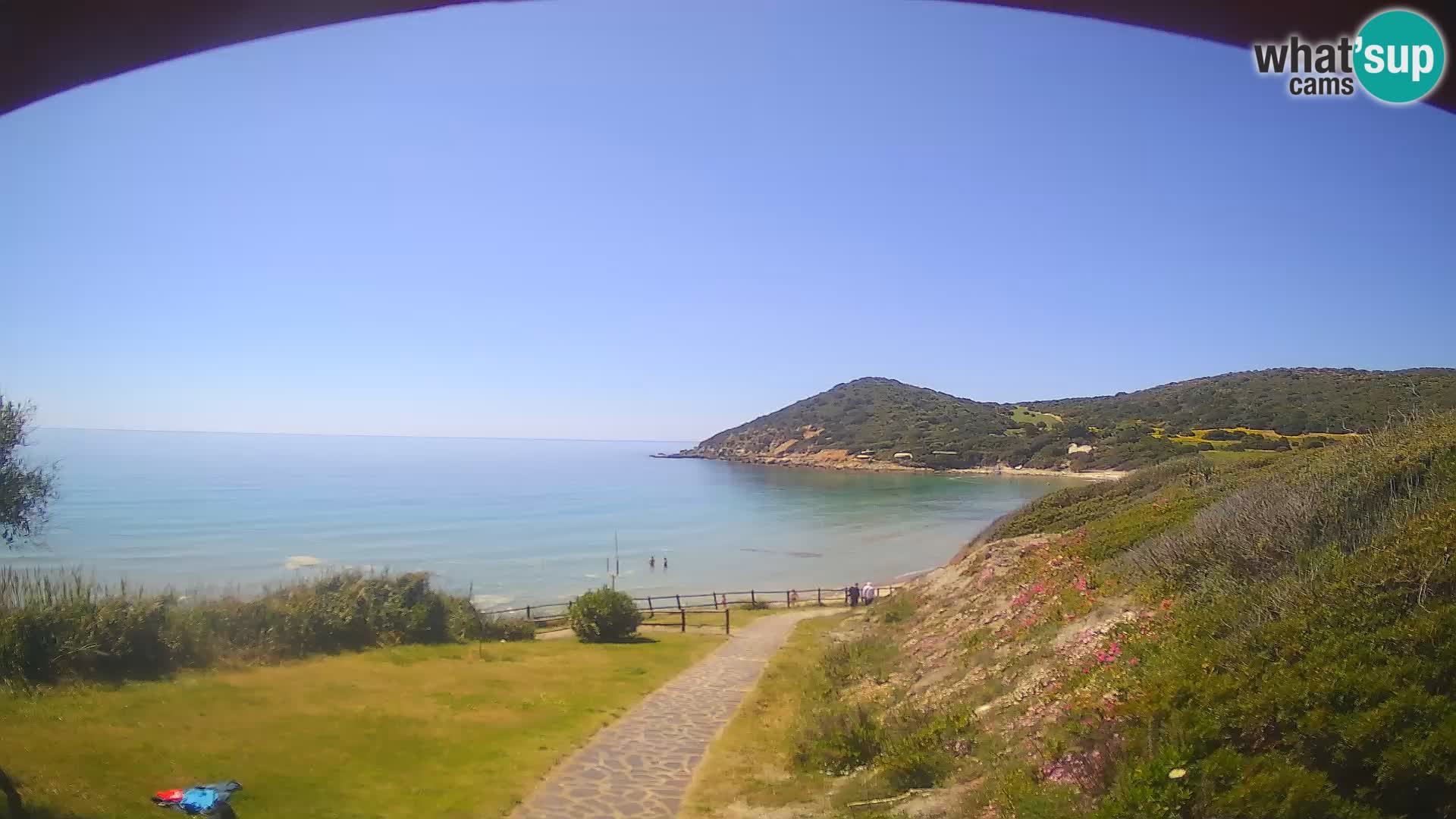 Webcam plage Poglina – Da Ricciolina – Alghero – Sardaigne