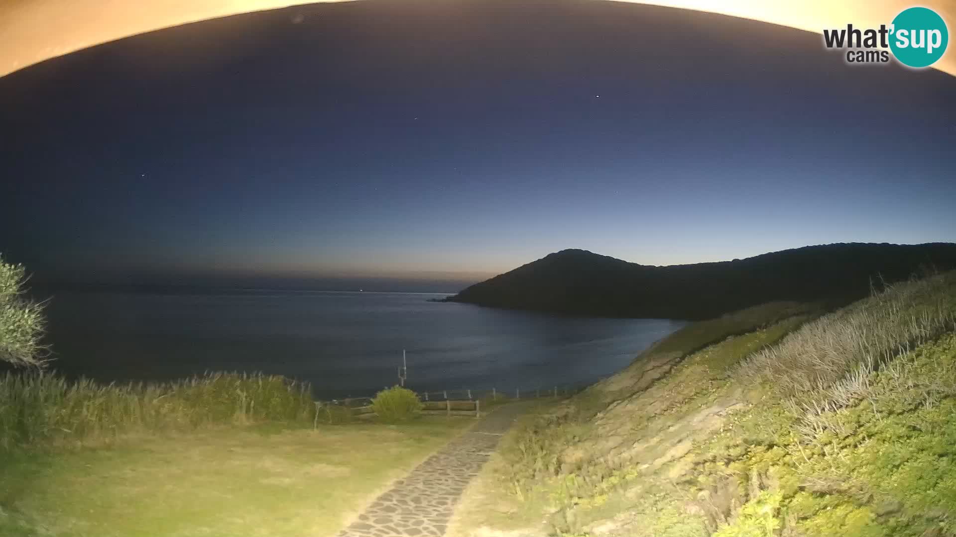Webcam spiaggia Poglina – Vista dal bar Da Ricciolina – Alghero – Sardegna