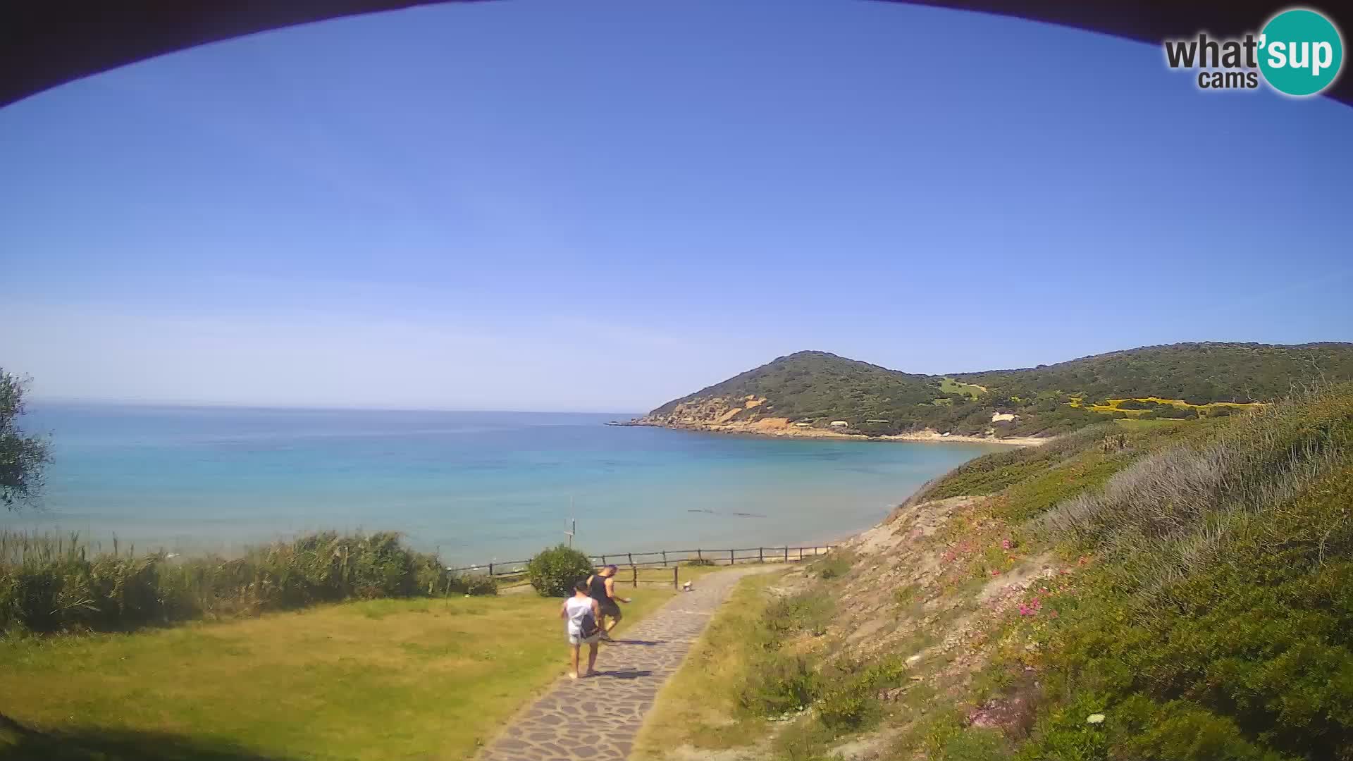 Webcam spiaggia Poglina – Vista dal bar Da Ricciolina – Alghero – Sardegna