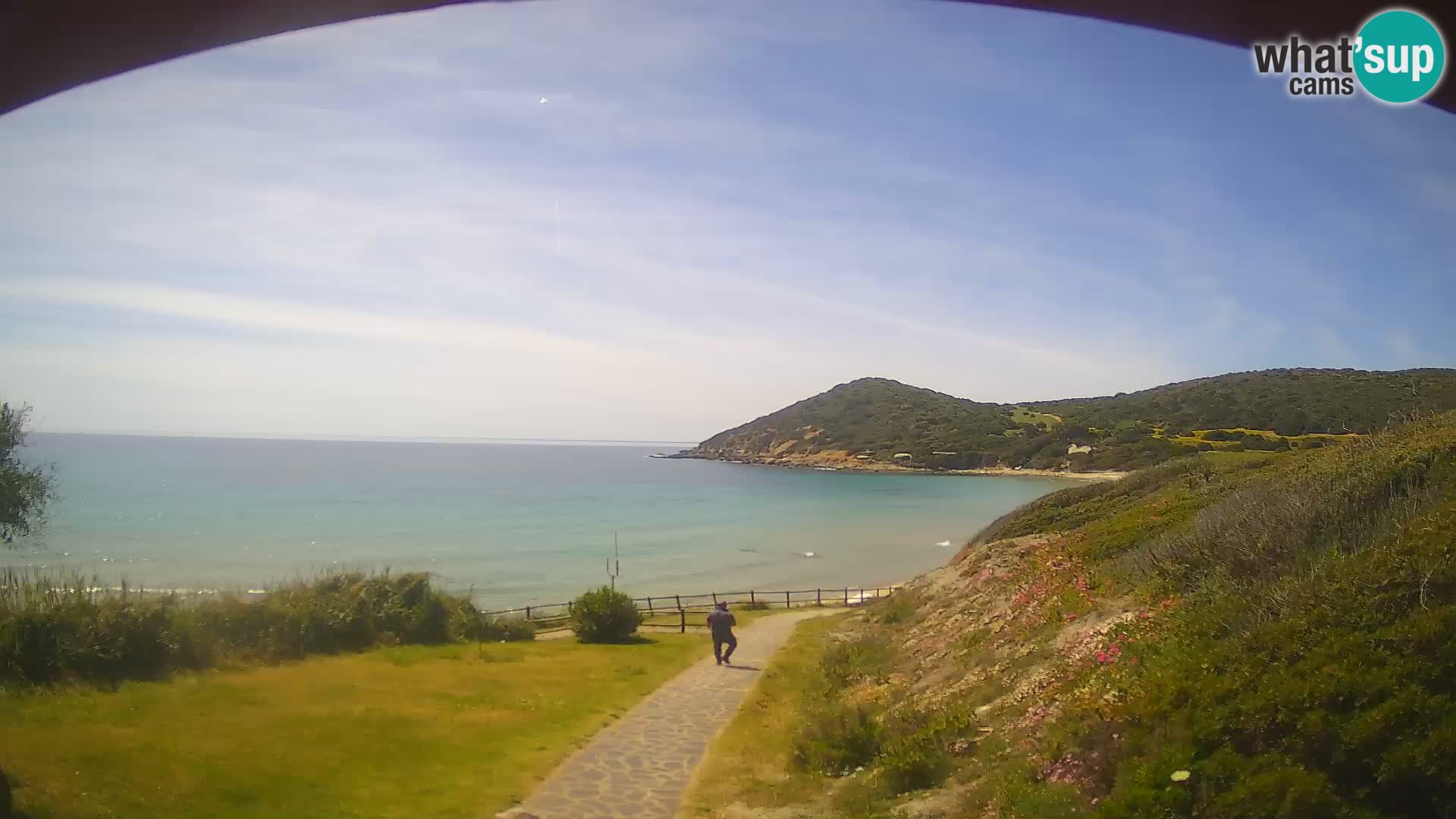Web kamera plaža Poglina – Da Ricciolina – Alghero – Sardinija