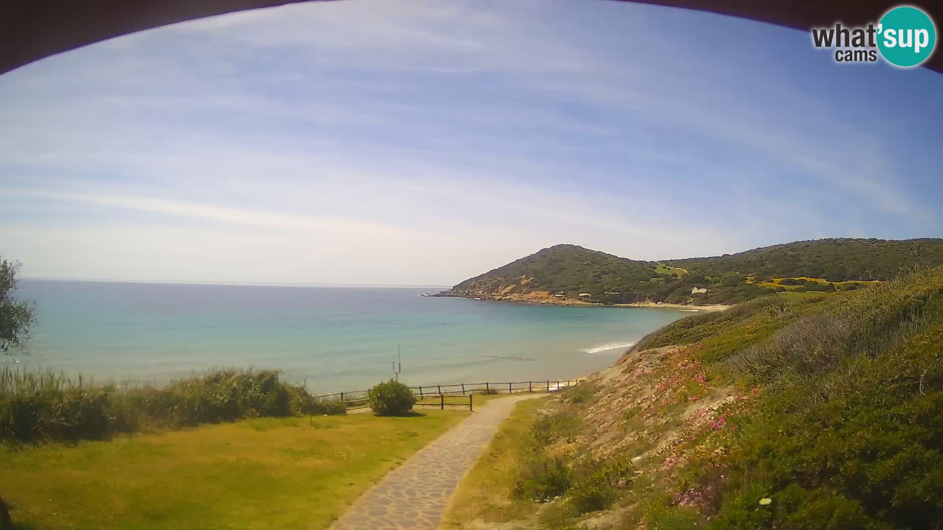 Webcam plage Poglina – Da Ricciolina – Alghero – Sardaigne