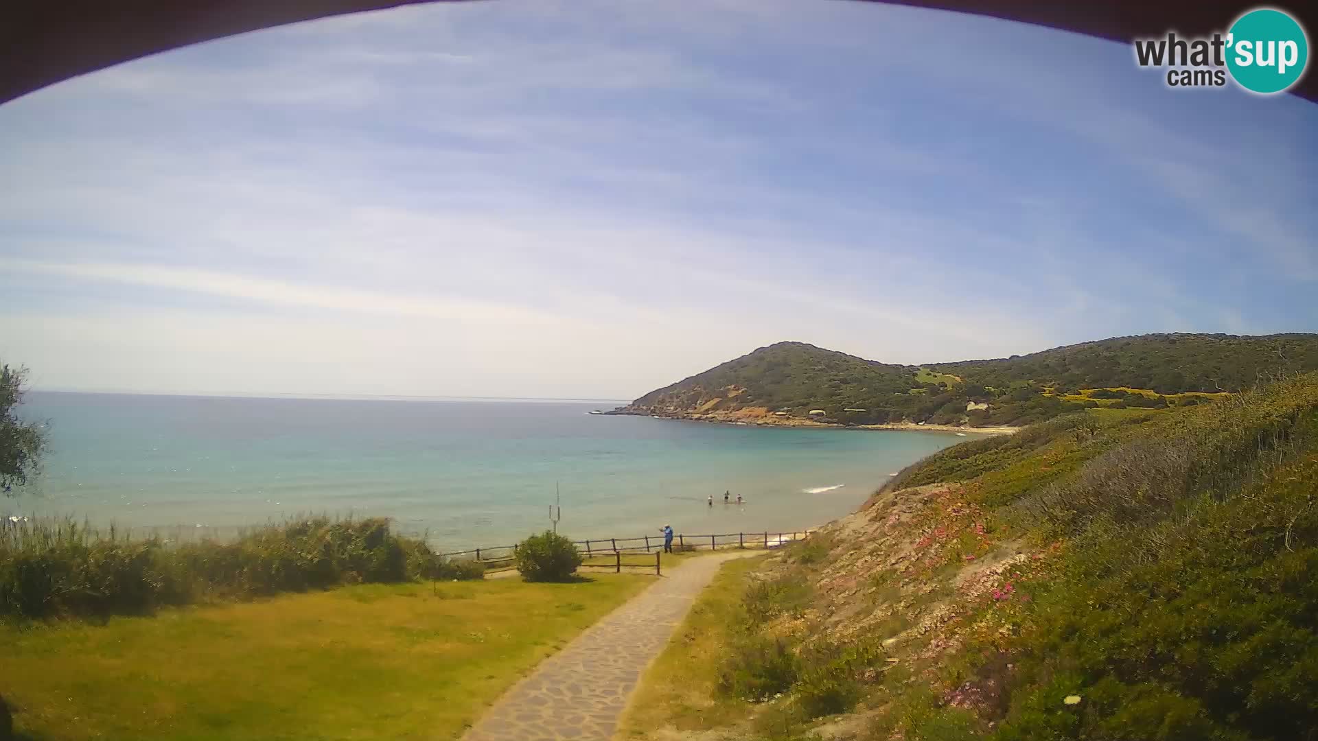 Webcam plage Poglina – Da Ricciolina – Alghero – Sardaigne