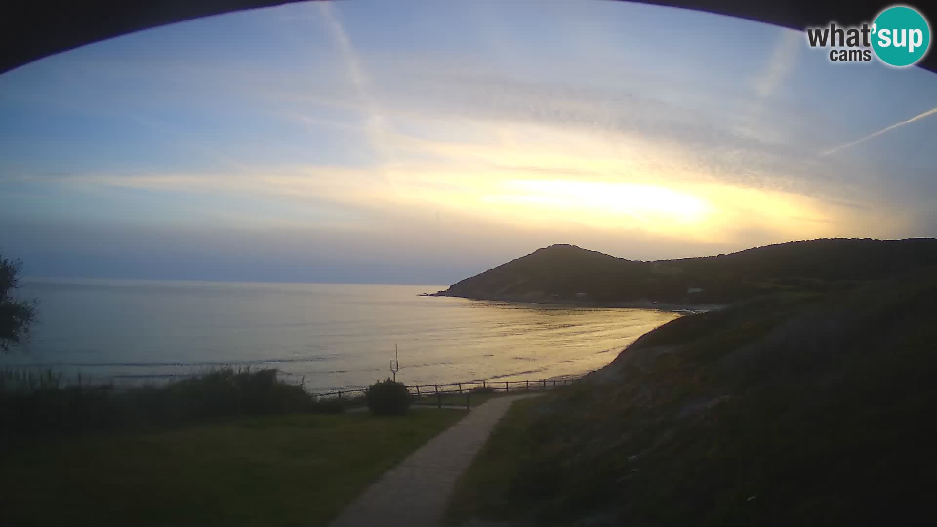 Webcam spiaggia Poglina – Vista dal bar Da Ricciolina – Alghero – Sardegna