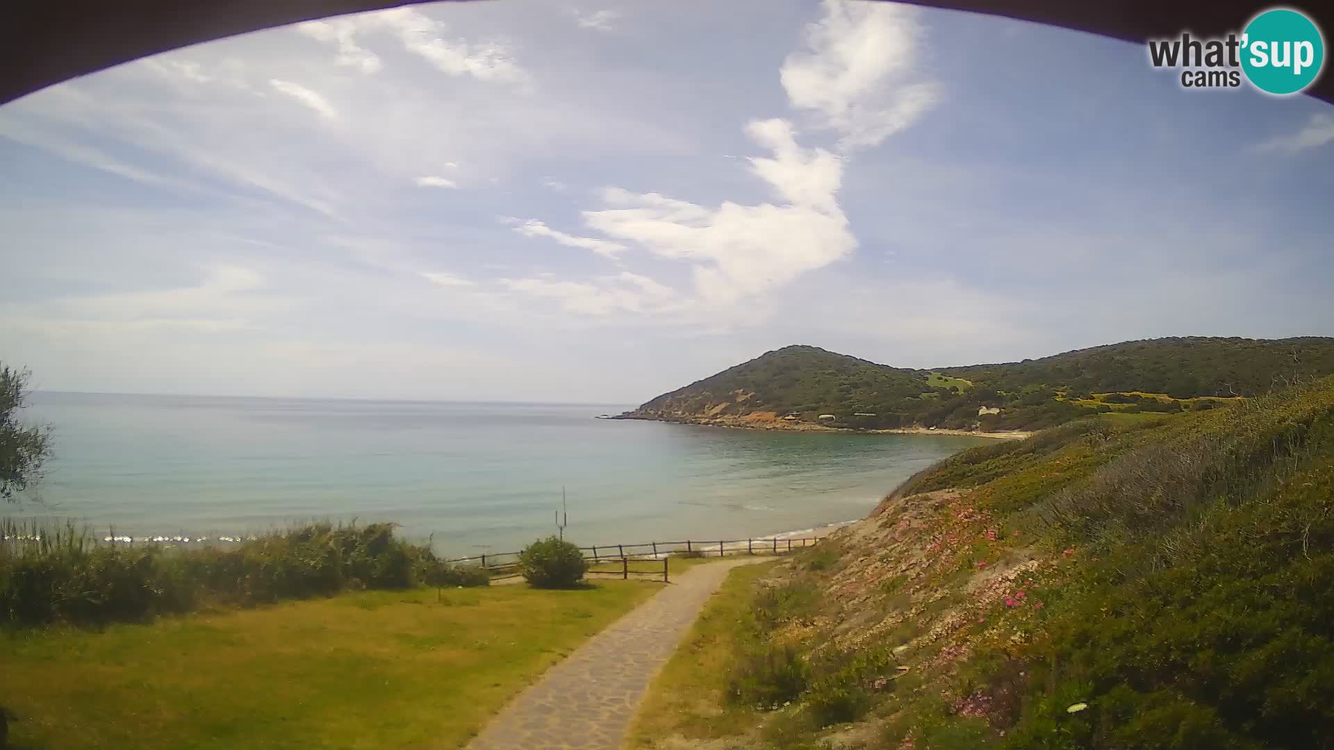 Webcam plage Poglina – Da Ricciolina – Alghero – Sardaigne