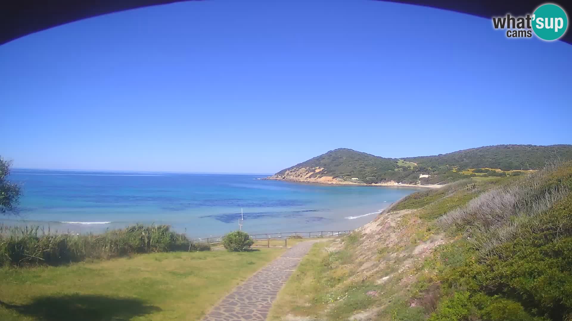 Web kamera plaža Poglina – Da Ricciolina – Alghero – Sardinija