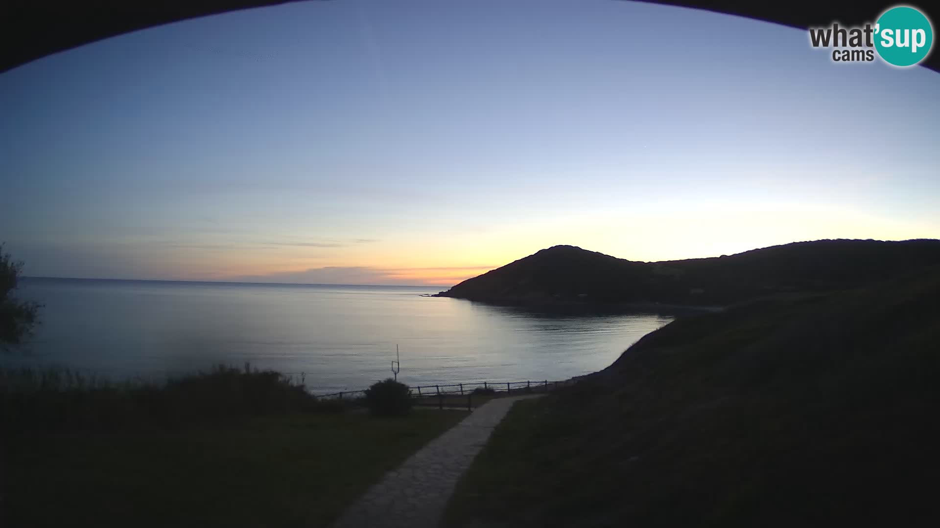 Webcam spiaggia Poglina – Vista dal bar Da Ricciolina – Alghero – Sardegna