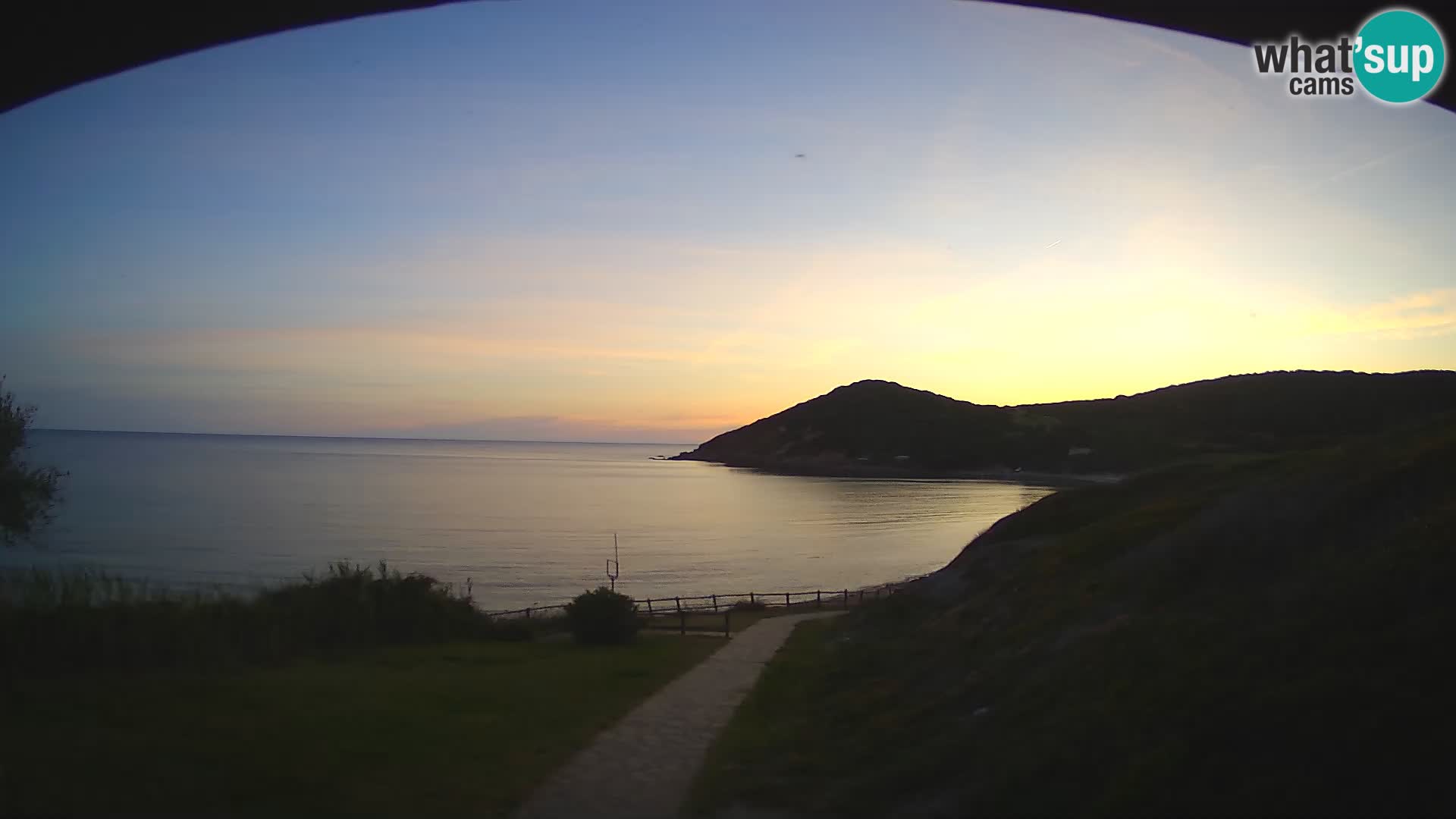 Webcam spiaggia Poglina – Vista dal bar Da Ricciolina – Alghero – Sardegna