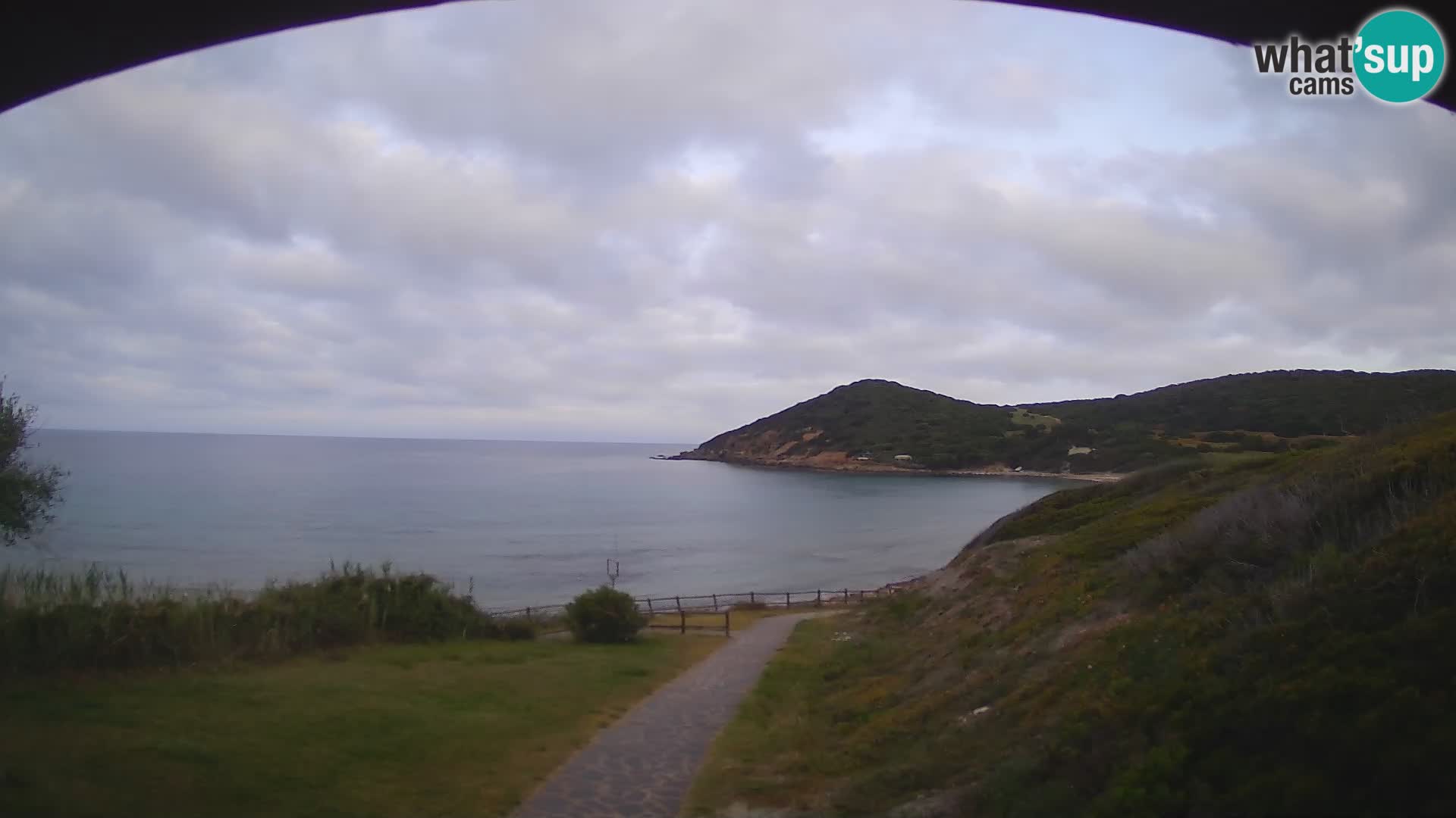 Webcam spiaggia Poglina – Vista dal bar Da Ricciolina – Alghero – Sardegna