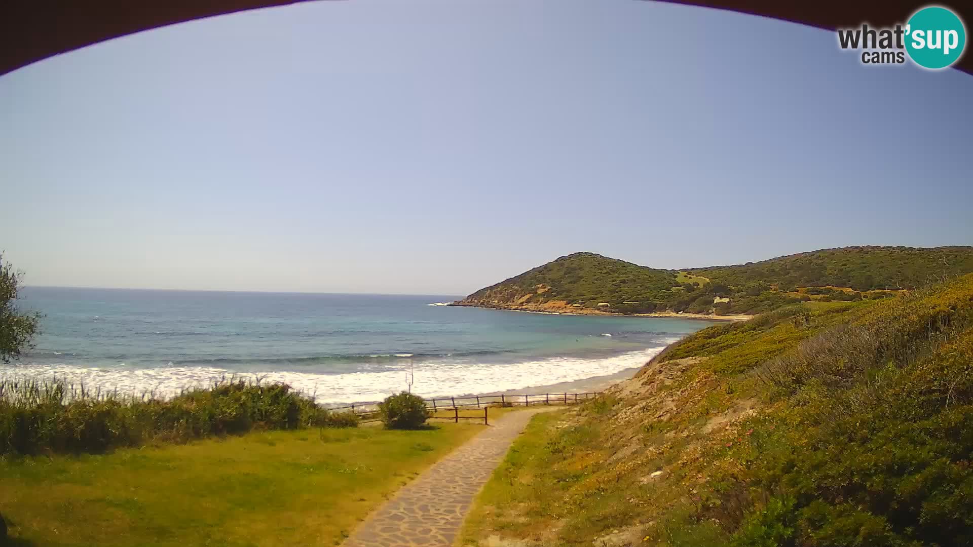 Web kamera plaža Poglina – Da Ricciolina – Alghero – Sardinija