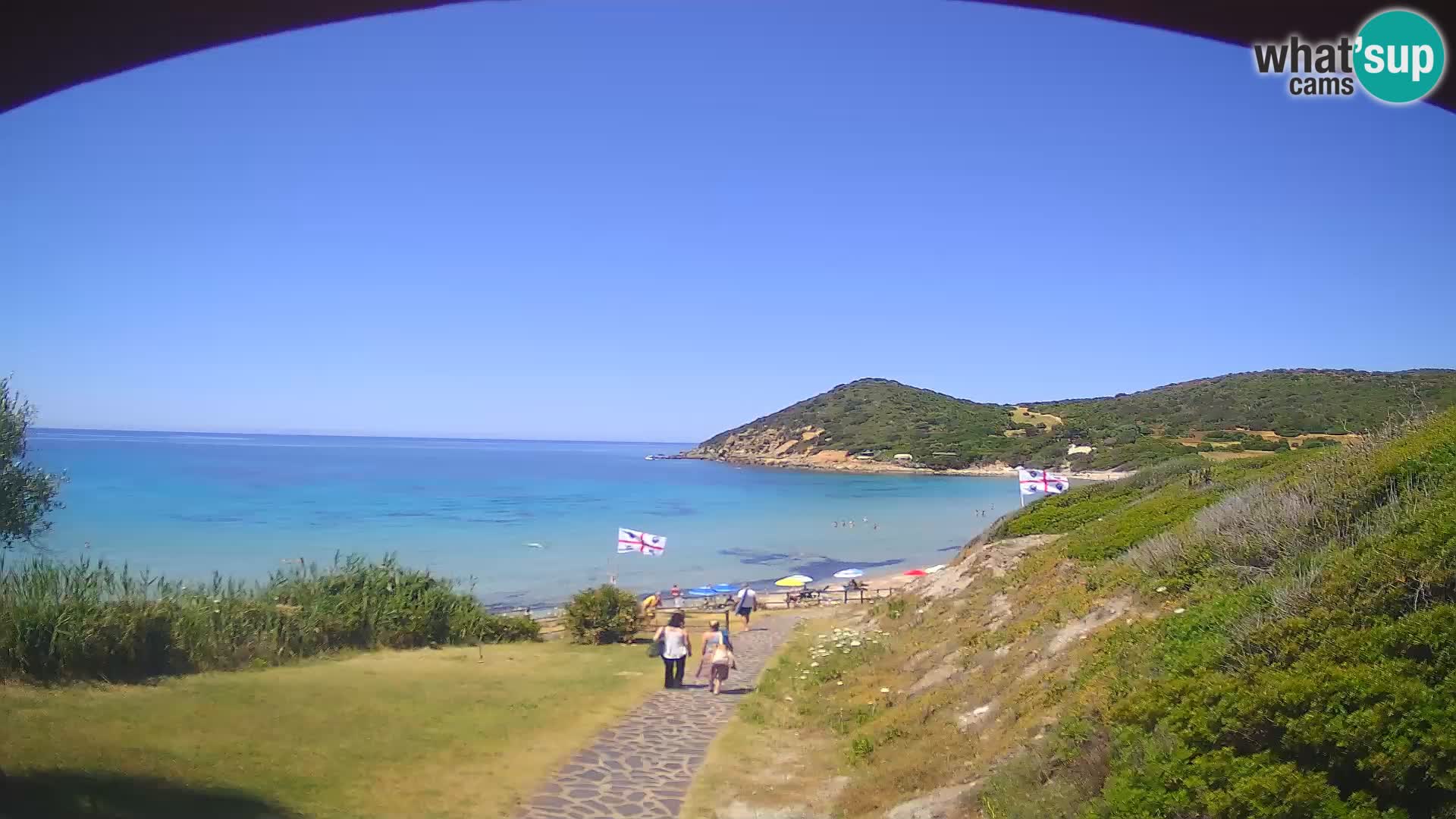 Camera en vivo playa Poglina – Da Ricciolina – Alghero – Cerdeña