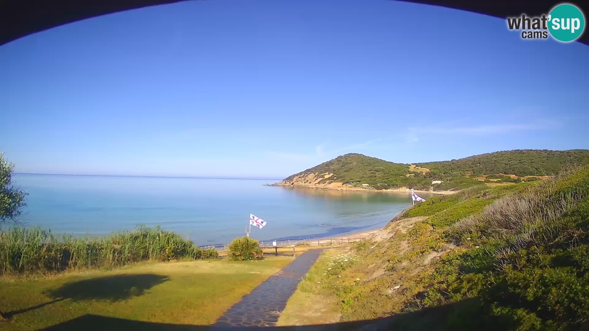 Web kamera plaža Poglina – Da Ricciolina – Alghero – Sardinija