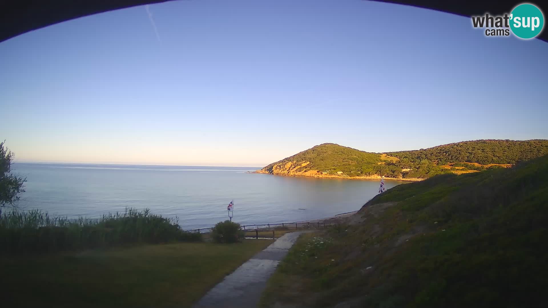 Camera en vivo playa Poglina – Da Ricciolina – Alghero – Cerdeña
