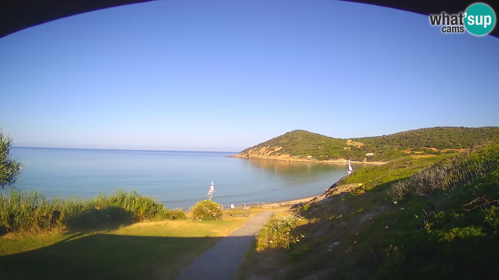 Webcam plage Poglina – Da Ricciolina – Alghero – Sardaigne