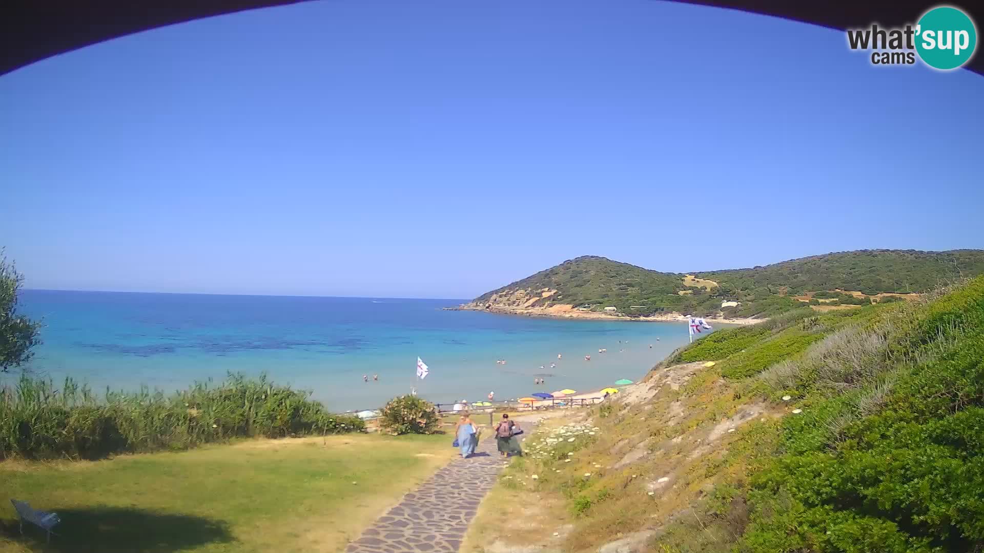 Camera en vivo playa Poglina – Da Ricciolina – Alghero – Cerdeña