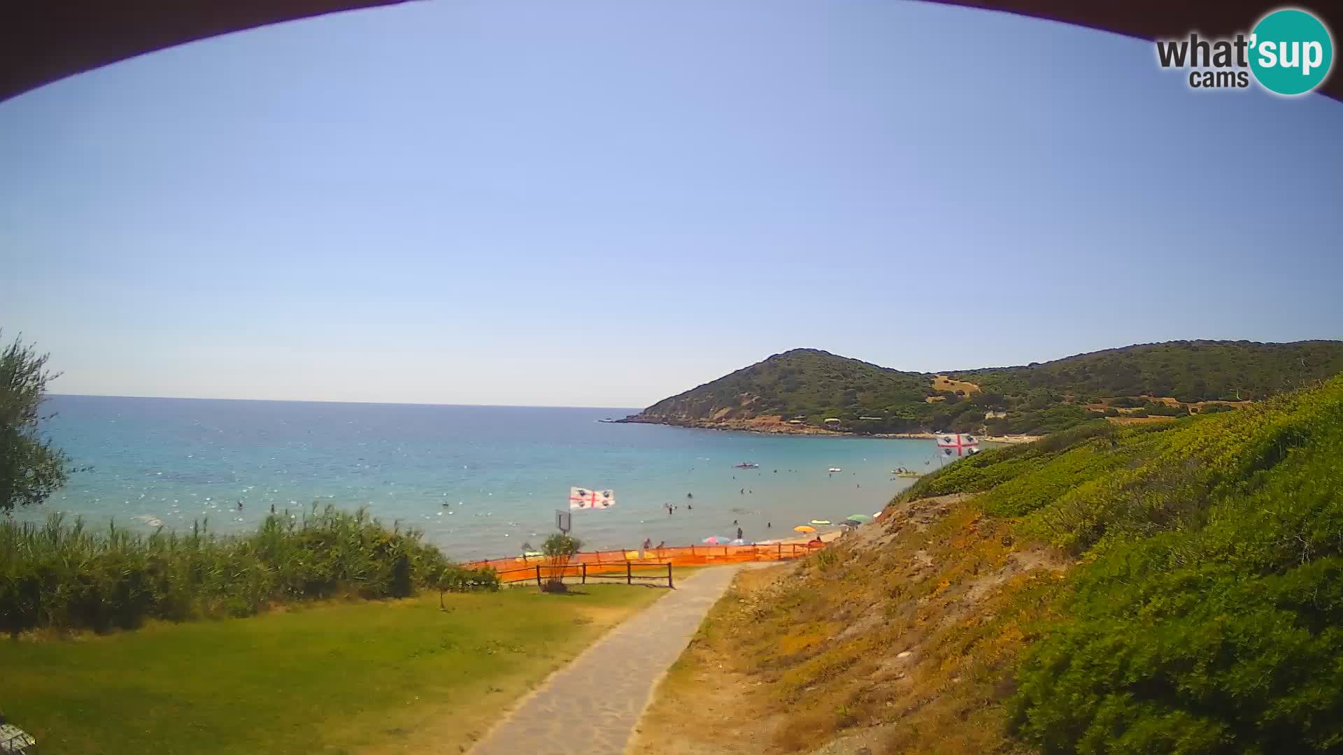 Web kamera plaža Poglina – Da Ricciolina – Alghero – Sardinija